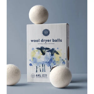 Wool Dryer Balls - Set of 6 - The Druzy Rose