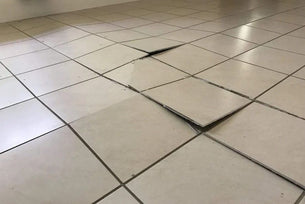 Tile adhesive loosening