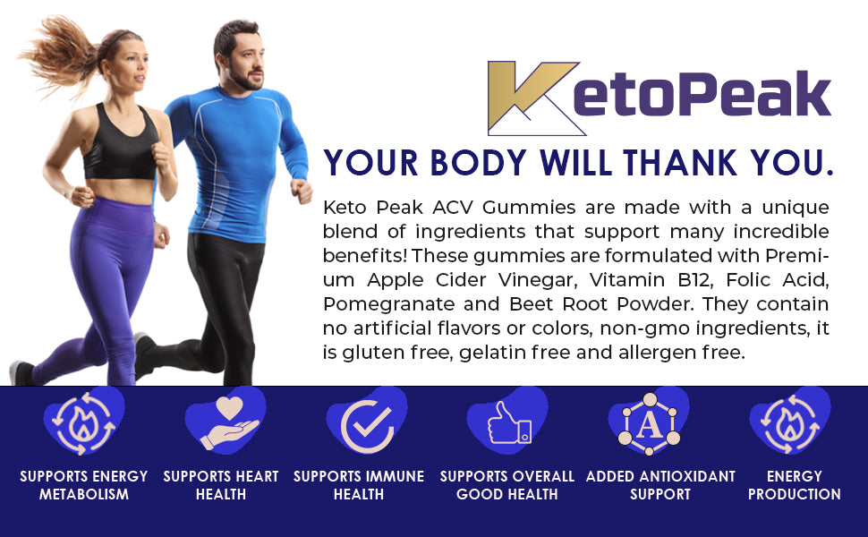 KetoPeak Keto ACV Gummies