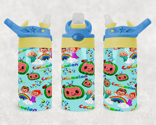 The First Years Chill & Sip Cocomelon Kids Water Bottle - Insulated Toddler  Straw Cups with Flip Top…See more The First Years Chill & Sip Cocomelon