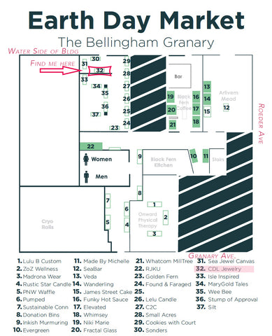 Map of the Granary Building at 1211 Granary Avenue, Bellingham, WA