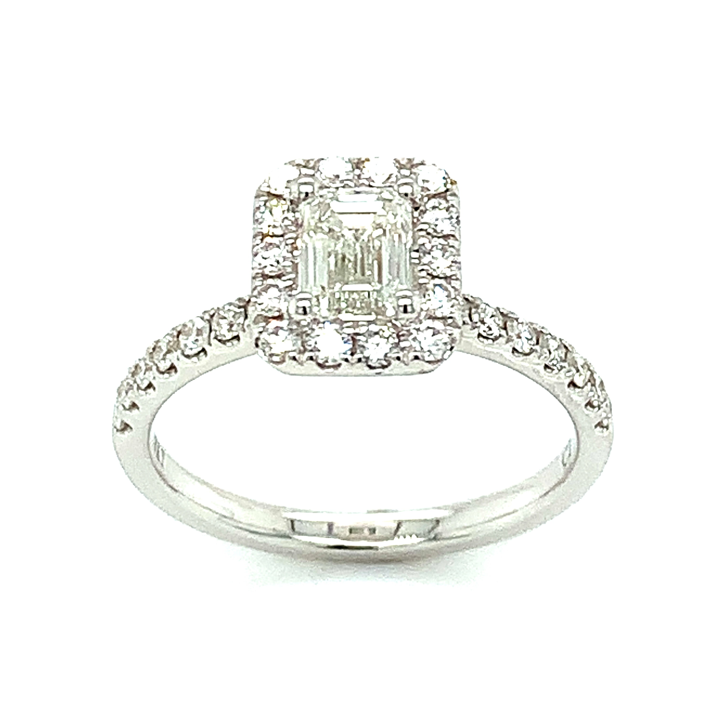 Anillo de compromiso diamantes en 18K – Impeccable Jewelry Zone