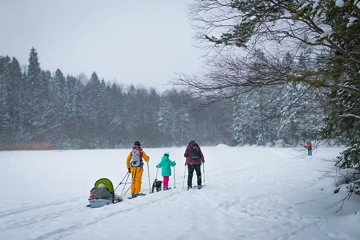 Liukulumikenkäily on erinomainen koko perheen harrastus