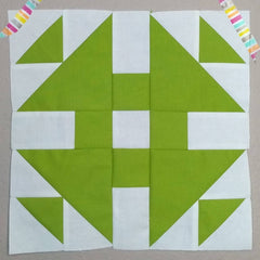 Block 11 - Spicy Churn Dash – The Spicerack Quilts