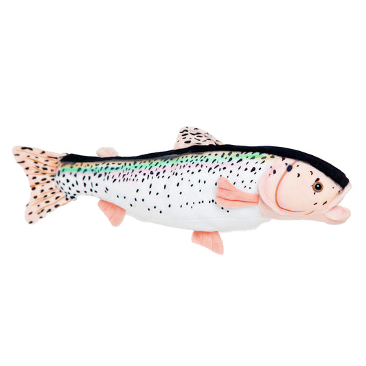 Chinook Salmon King Tyee Fish Realistic Lifelike Stuffed Soft Toy 10 or  17 