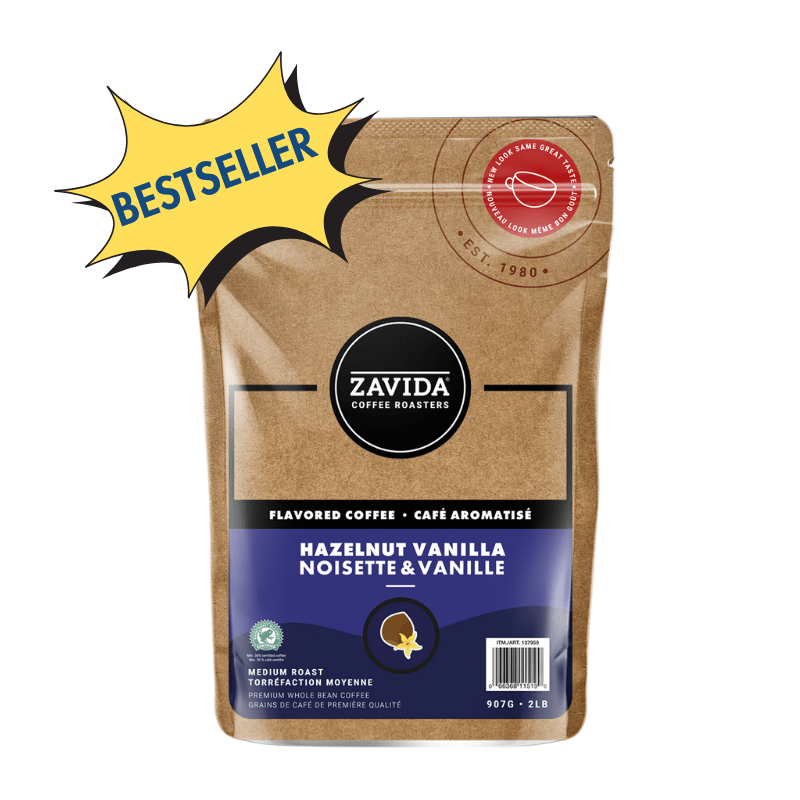 Hazelnut Vanilla Coffee - Whole Beans - Zavida Coffee product image