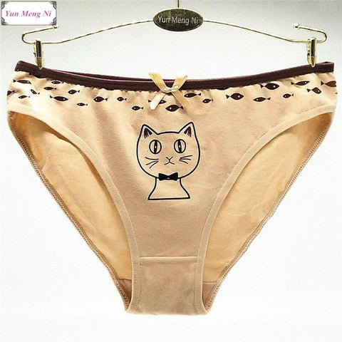 Cheeky Briefs, Kawaii Cats, Cute Cat Underwear, Womens