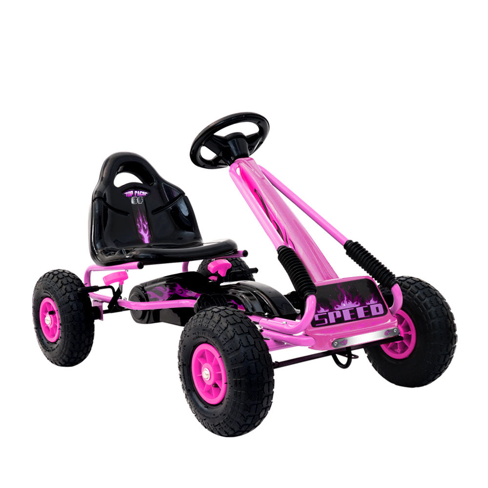 pink go kart electric