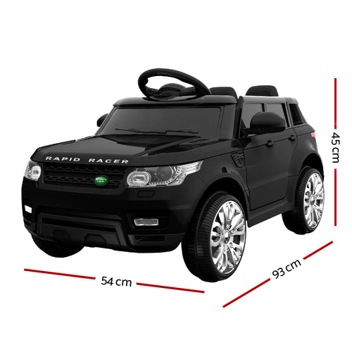 Range Rover Kids Car Electric with Remote Control - Black Range Rover Evoque Inspired