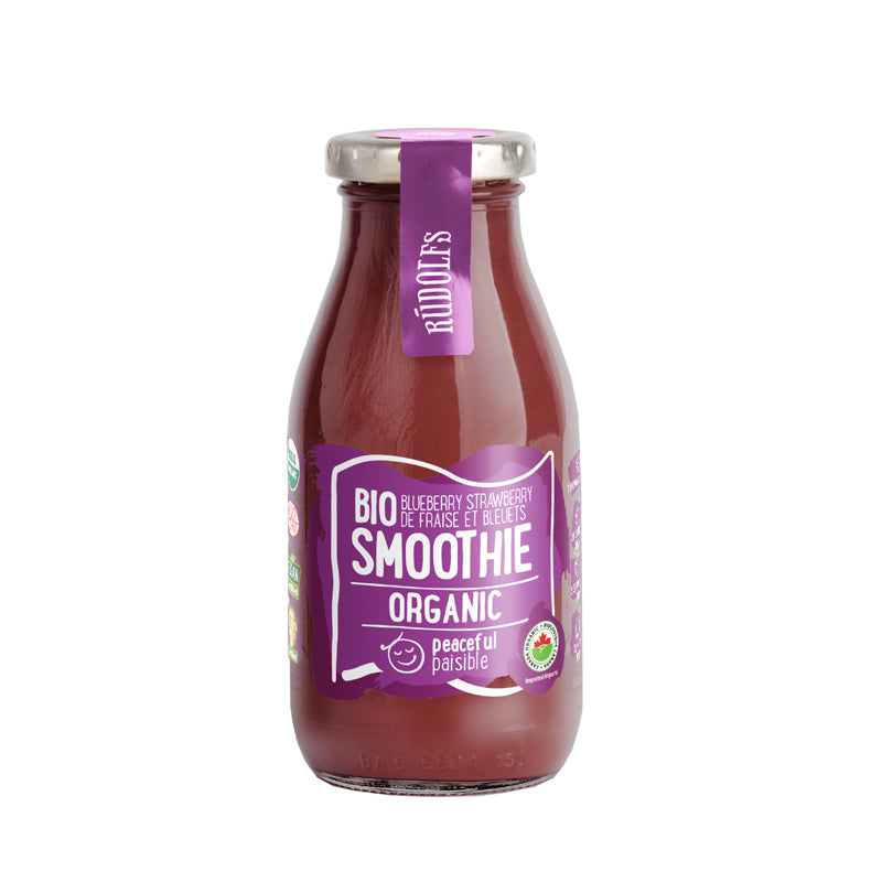 Smoothie Bio Paisible - Bleuets et fraises|La Moisson| Boutique en ligne –  La Moisson