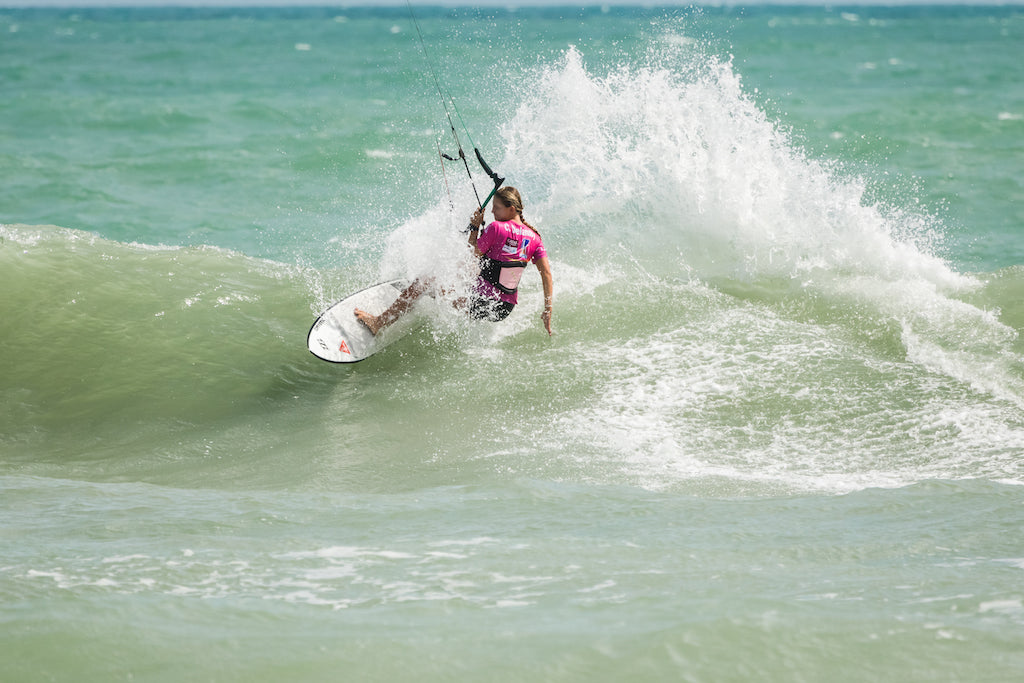 GKA WORLD CUP KITE-SURF CHAMP CAPUCINE DELANNOY