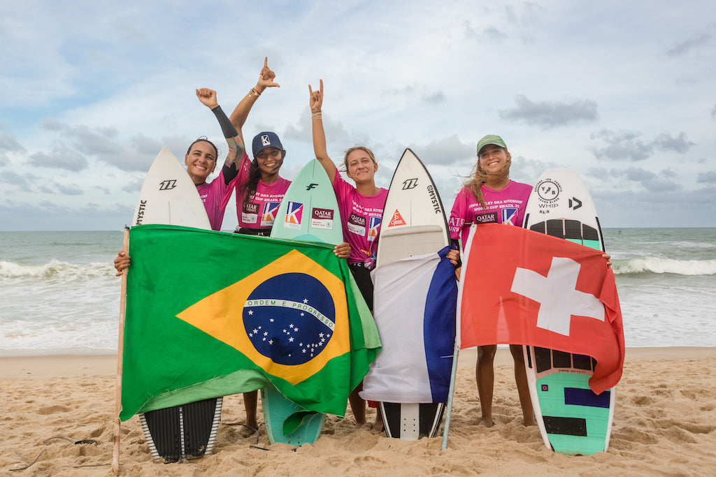 GKA World Cup Brazil 2022 Women Kite-Surf Champions