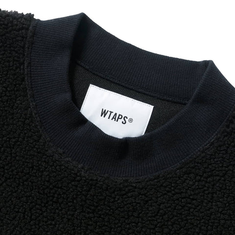 新品 WTAPS BEVEL MOCK NECK POAC SNL L 黒 ボア