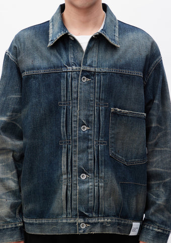 NEIGHBORHOOD SAVAGE DENIM TYPE-1 JACKET – STREAM