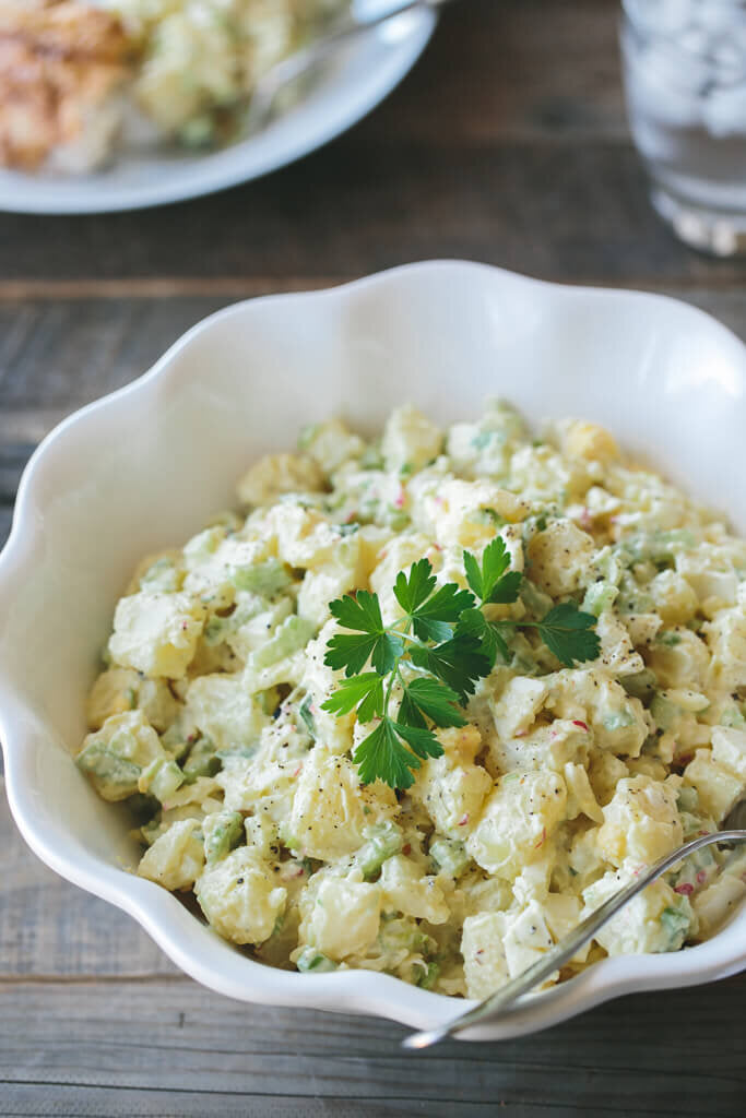 Vegan Creamy Potato Salad – Balance Me NZ