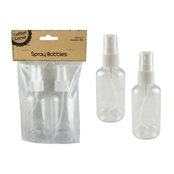 Spray Bottles 80mls - 2 Pack