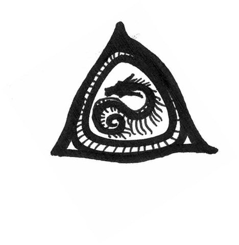 Dragon triad pendant
