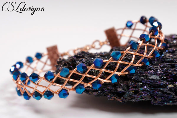 Inspired Wire Woven Bracelet in Bronze – Jewelry Making Journal