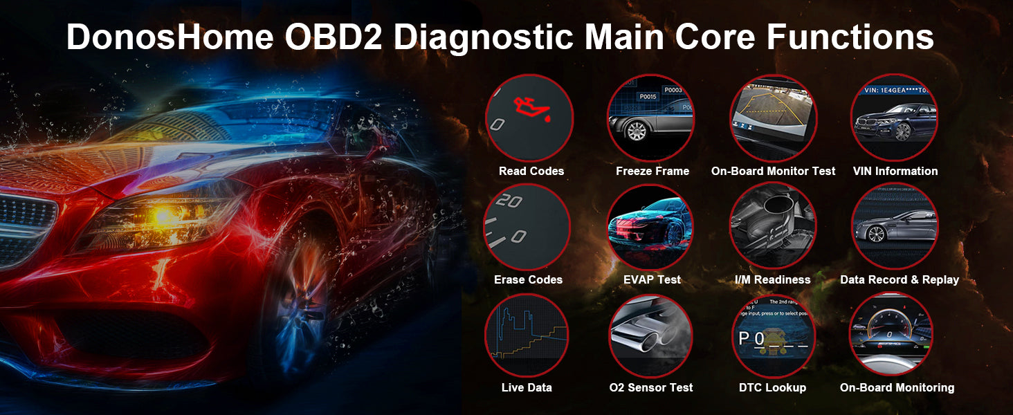 High Performances of DonosHome AT500 OBD2 Scanner