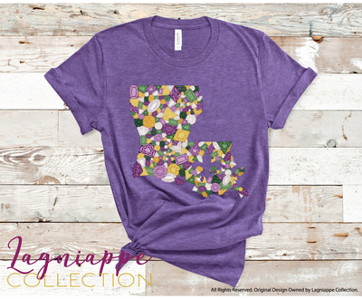 Louisiana Saturday Night LSU Graphic Tee – Pink House on River Road  WHOLESALE