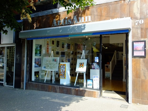 Front of ArtisAnn Gallery, 70 Bloomfield Avenue, Belfast, BT5 5AE