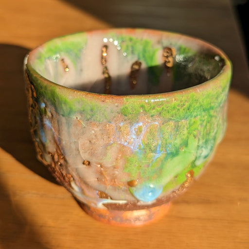 Matcha Tea Bowl - Handmade Ceramic. Rust Glaze.