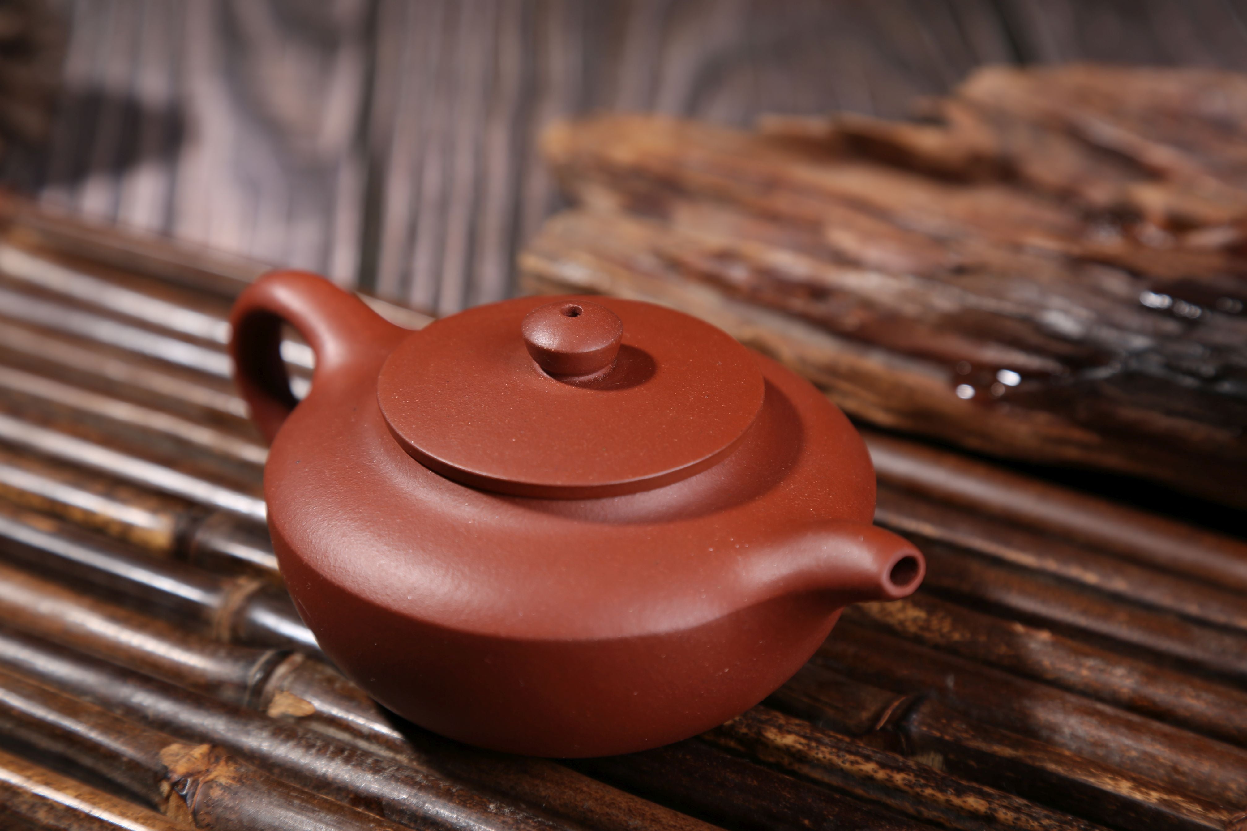 Qing Shui Ni Clay Han Bian Hu Yixing Teapot By Yuan Mingzhi Yunnan Sourcing Tea Shop