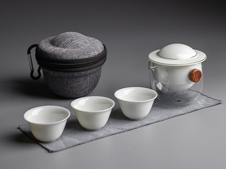 Easy Gaiwan with Automatic Infuser and Cups Yunnan Sourcing Tea Shop