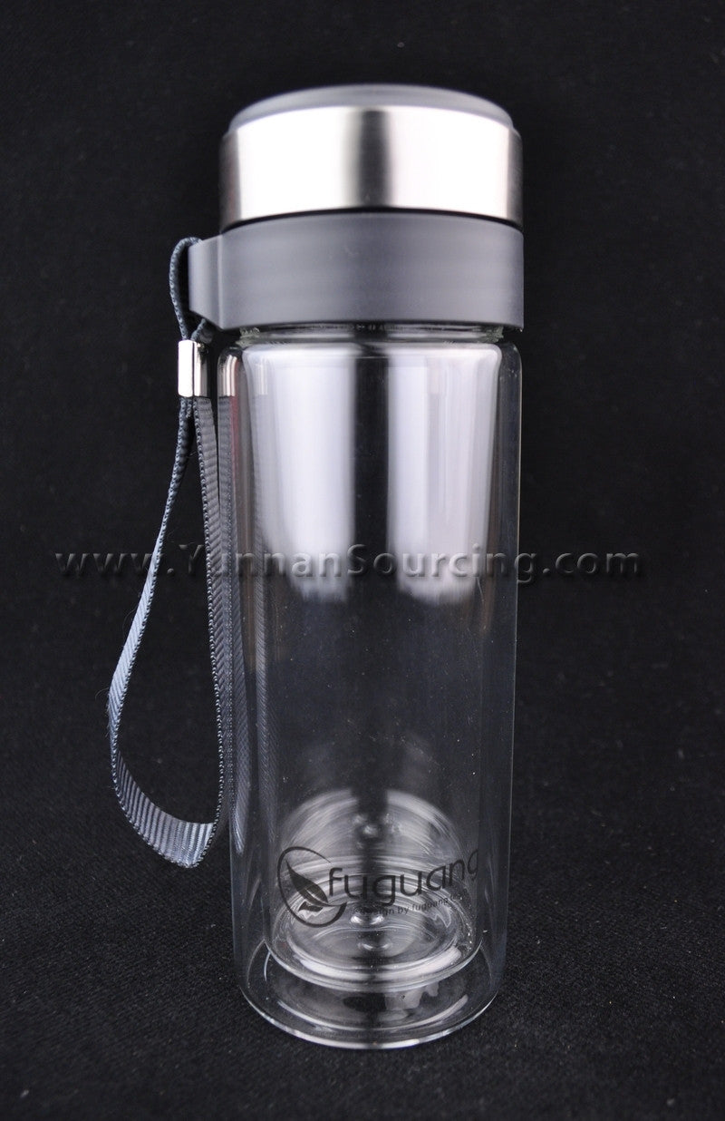 double glass thermos