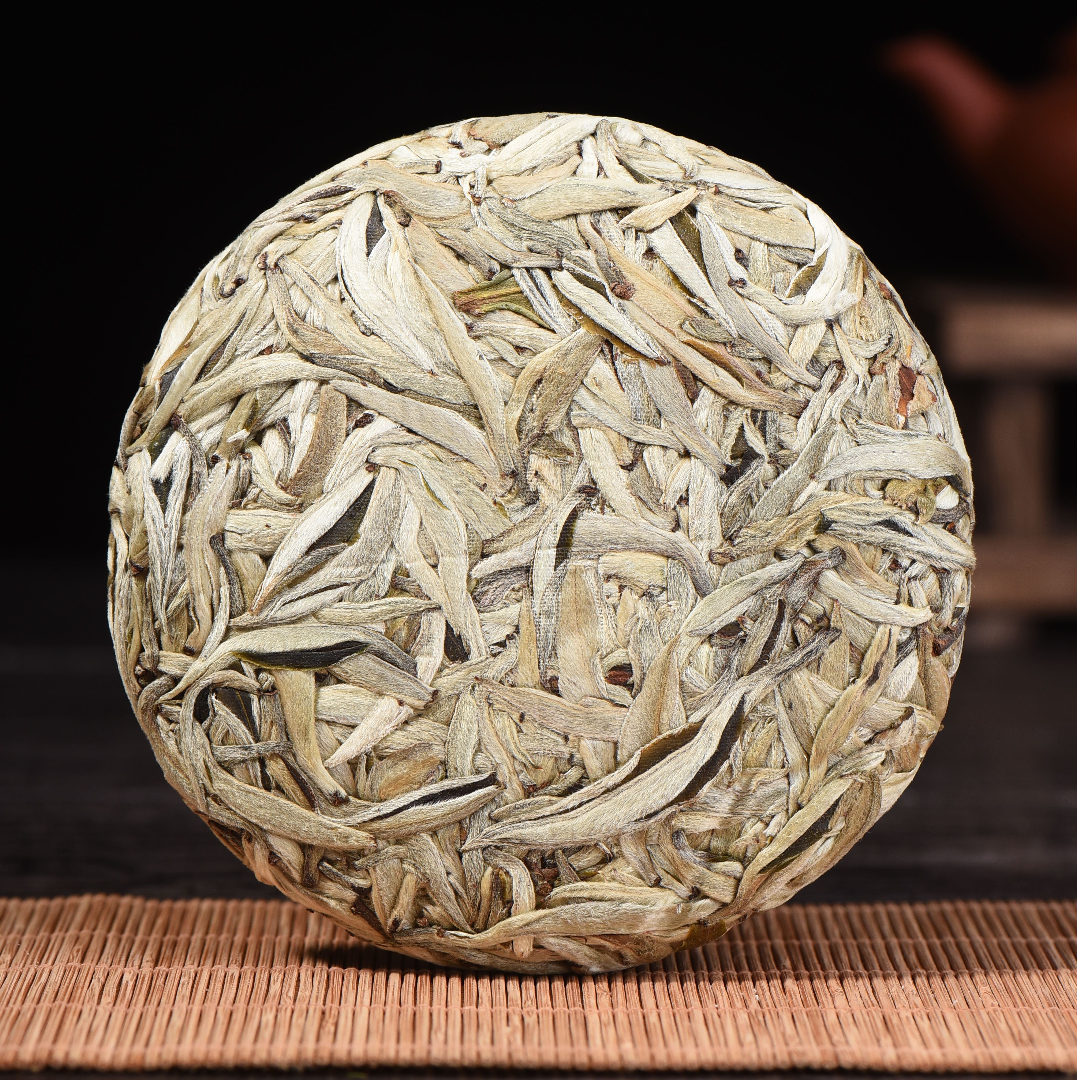 Jinggu Sun Dried Silver Needles White Pu Erh Tea Cake Spring 21 Yunnan Sourcing Tea Shop