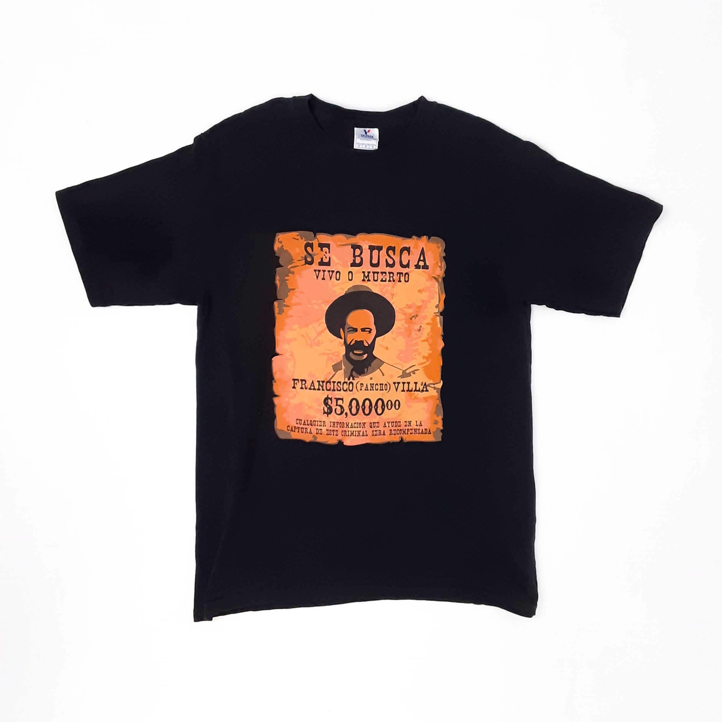 marked Rusten Parasit Men's Pancho Villa Wanted Black T-Shirt – MendedEarth