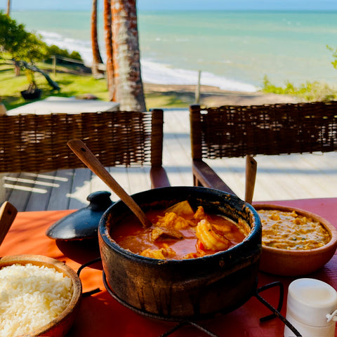 A fish stew at Praia Tartarugas