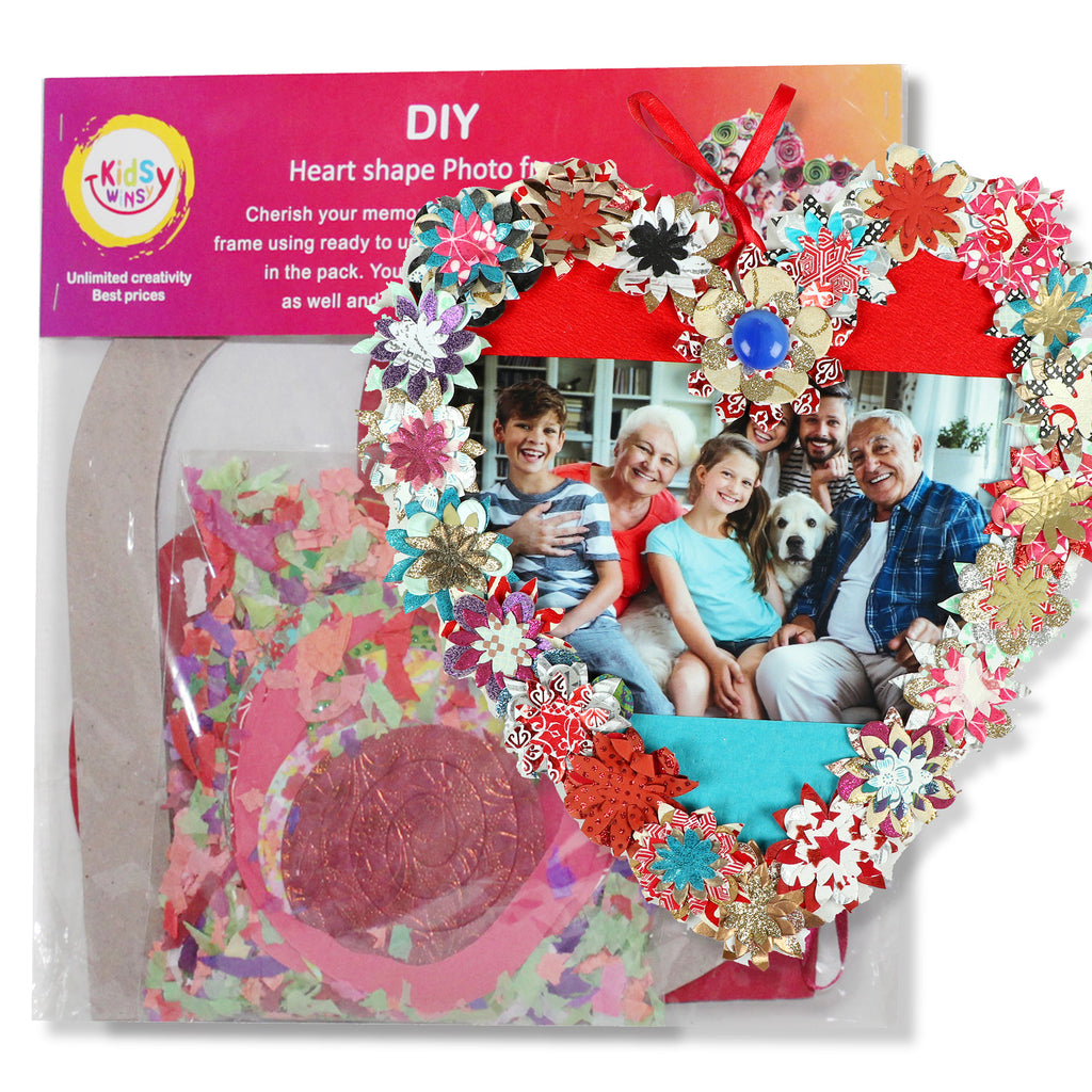 KidsyWinsy 200Pcs Valentine Day Craft Kit for Girls, DIY Art Craft