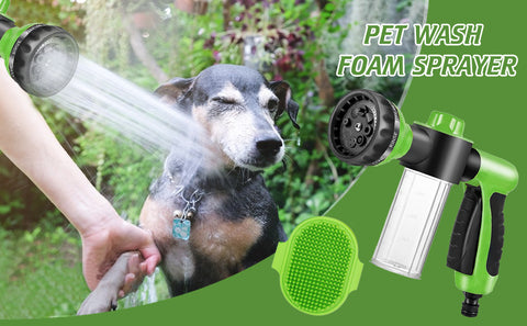 High Pressure Power Washer Wand, Nozzle Hose Dog Shower Gun, 3 Mode  Adjustable Pet Cleaning Bath Water Foam Soap Sprayer With 4 Connectors, Dog  Cleaning Supplies - Temu