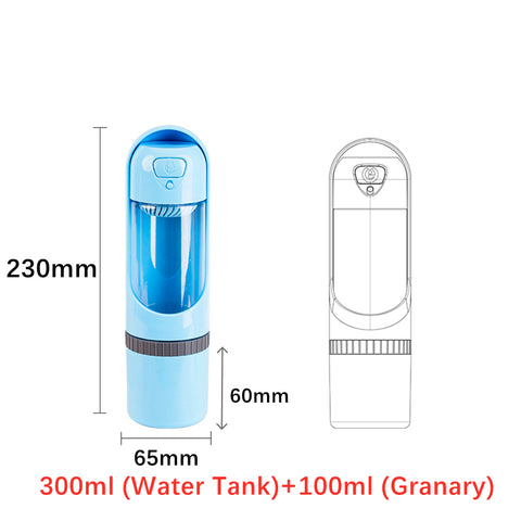 MyDoggyNeeds™ Travel Water Bottle - Size