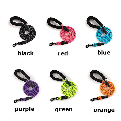 MyDoggyNeeds™ Premium Quality Nylon Reflective Leash (1.5 Meter)