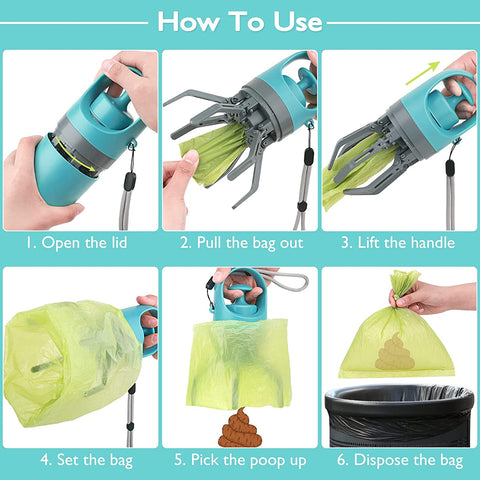 Portable and Lightweight Claw Pooper Scooper for Dogs