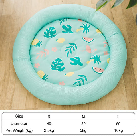 Summer Cooling Pet Dog Bed- Size Chart