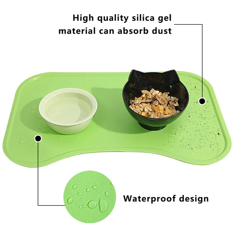 Waterproof Pet Dog Silicone Food Mats- Features