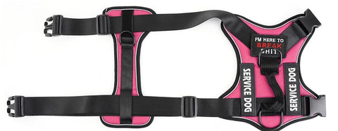 No pull Reflective Tactical Dog Harness With Free Patches