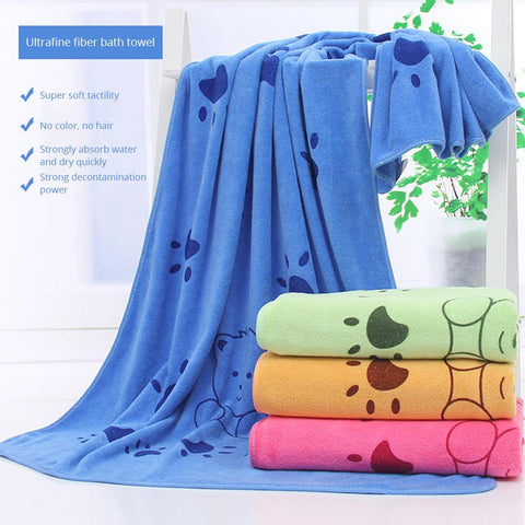 Microfiber Strong Absorbing Water Bath Pet Towels - Features