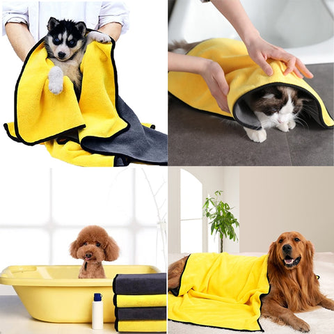 Absorbent Pet Bath Towels