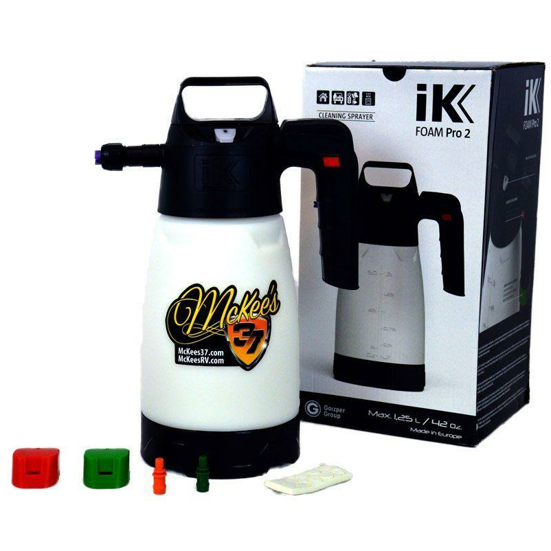 Review of new IK Sprayer Foam Pro 2+ (now it has an air valve so you can  charge it up with air compressor) : r/AutoDetailing