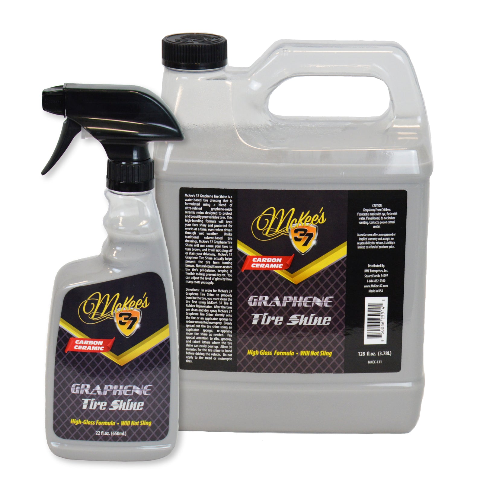 McKee's 37 Graphene Detail Spray Gloss Final Touch Top Coat Detailer & Enhancer, Size: Large