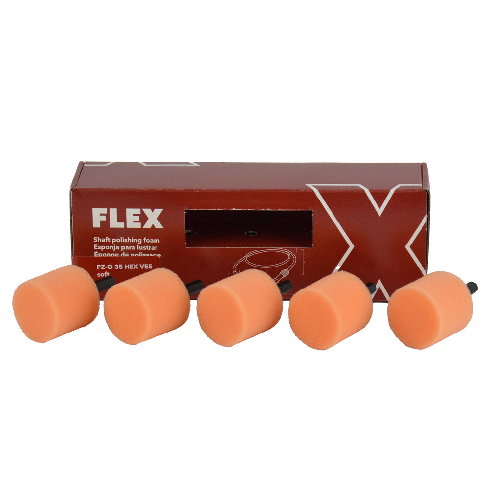 1 Inch FLEX Heavy Orange Rotary Foam Pad