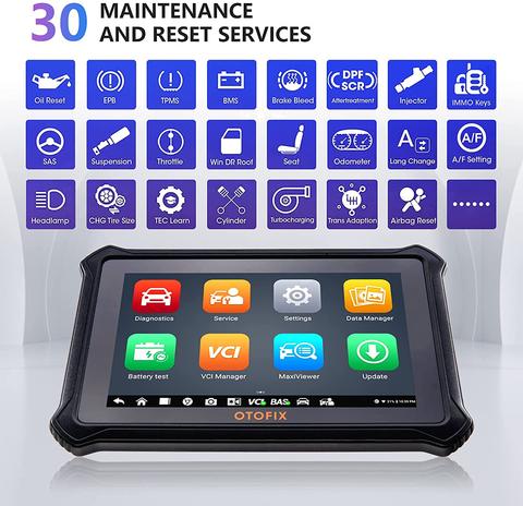 OTOFIX D1 Diagnostic Tablet Automotive Scanner 30 maintenance and reset services