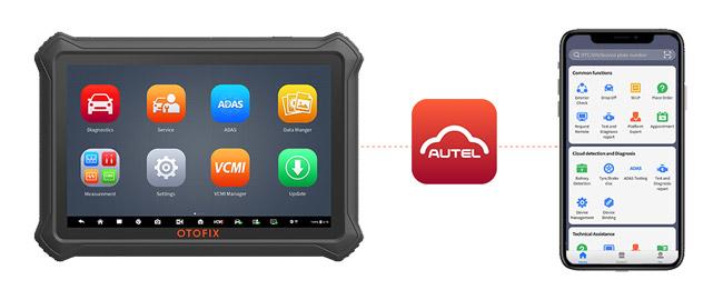 Diagnostic Tablet Automotive Scanner seeks expert online services through autel cloud platform