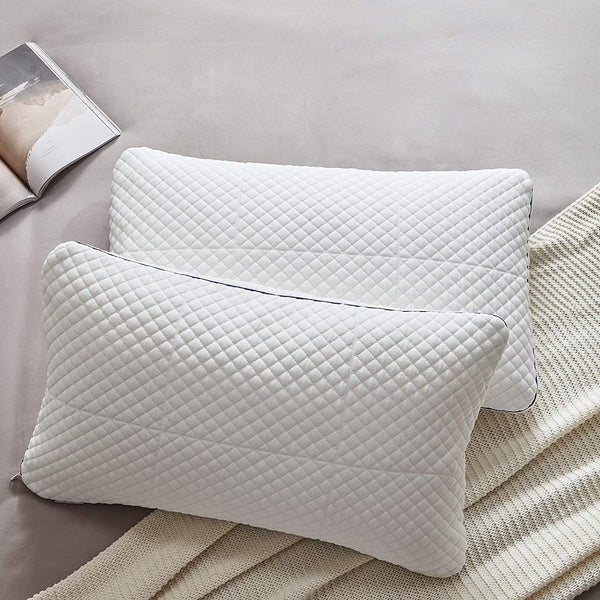 10 Best Bed Pillows for Side Sleepers-SETORE Cooling Shredded Memory Foam Pillows