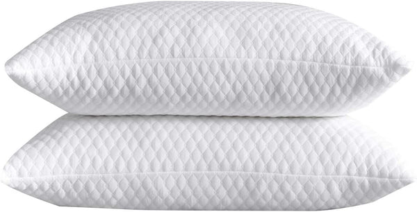 Are Bamboo Pillows Safe for Allergies-NTCOCO Shredded Memory Foam Bamboo Bed Pillows for Sleeping