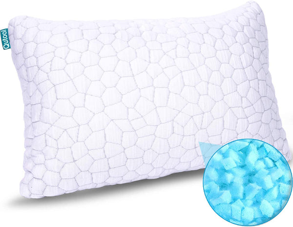 Are Bamboo Pillows Safe for Allergies-Qutool Shredded Memory Foam Bamboo Pillows